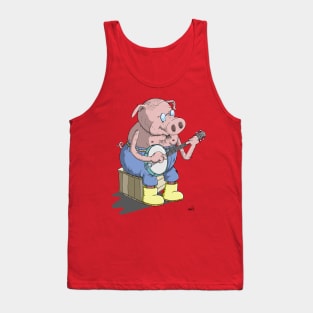 Hillbilly Pig plays Banjo Tank Top